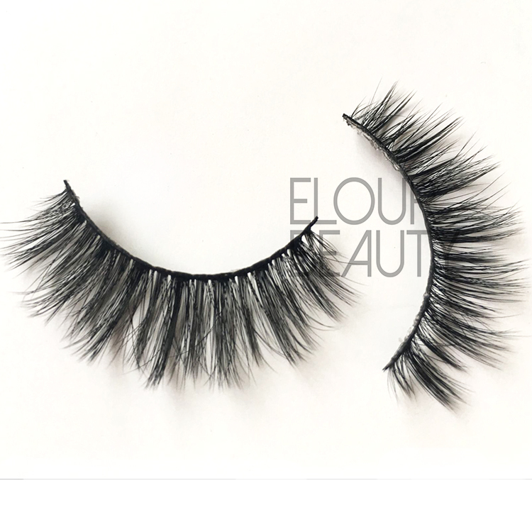 Hot selling 3d faux mink velour lashes UK EJ52